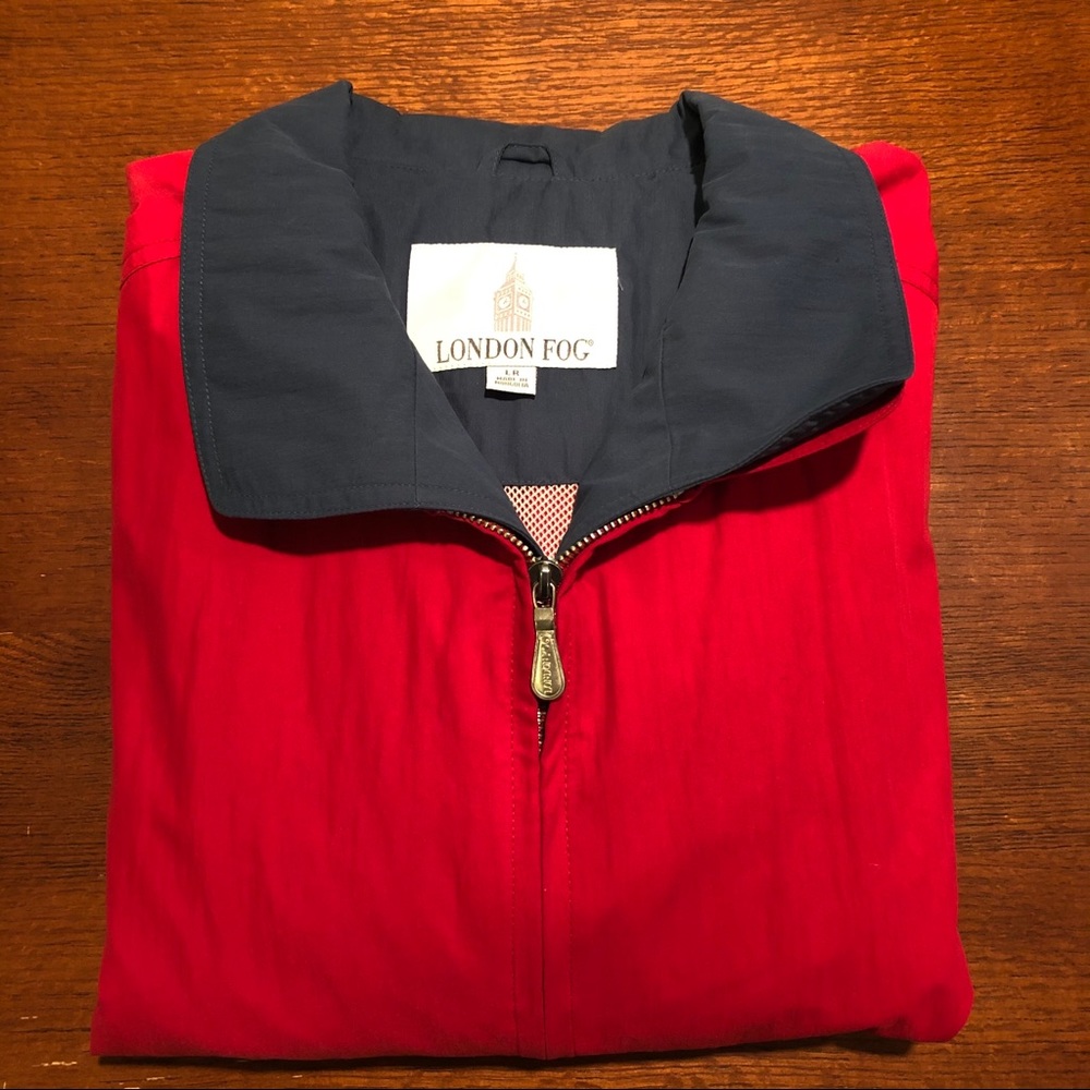 London Fog Men’s Red Jacket Large